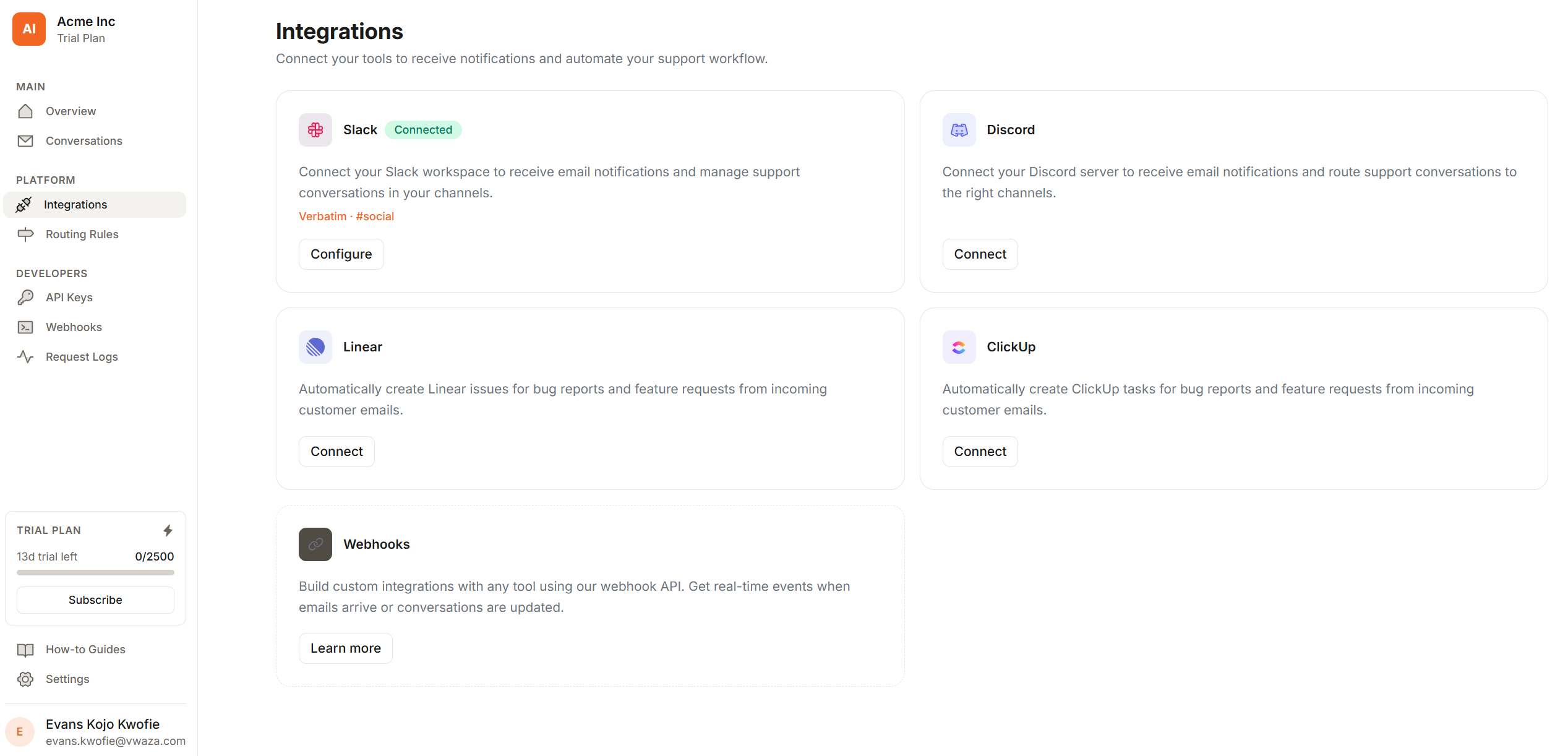 MailBridge integrations